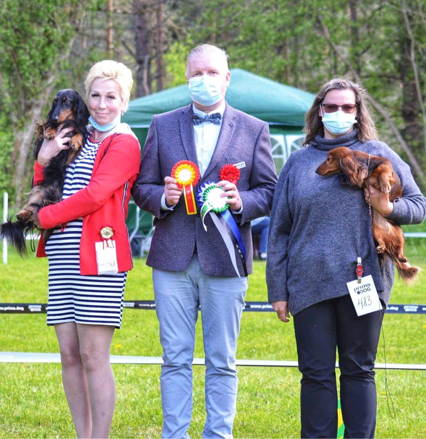 29.05.2021 Võru CAC Rivet Gate Kairos to Minireval's (2 years old)EX1 SQ, BM 1/3, CAC, BOB